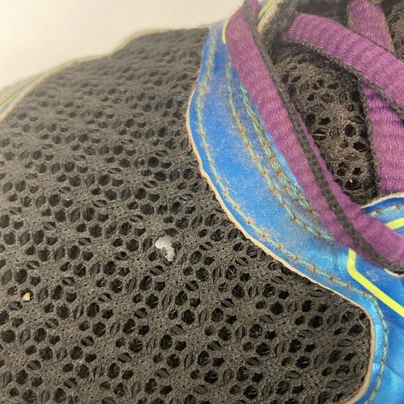 Asics Gel-Kayano 20-Women's Sz 9-Black/Blue/Purple -Running/Jogging Shoes- T3N7N - Picture 6 of 12